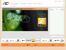 Tablet Screenshot of acmicroscopes.com